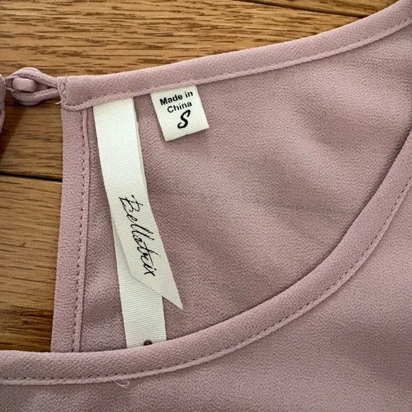 [S]Bellatrix Elegant Baby Pink Women's Blouse - Picture 3 of 8